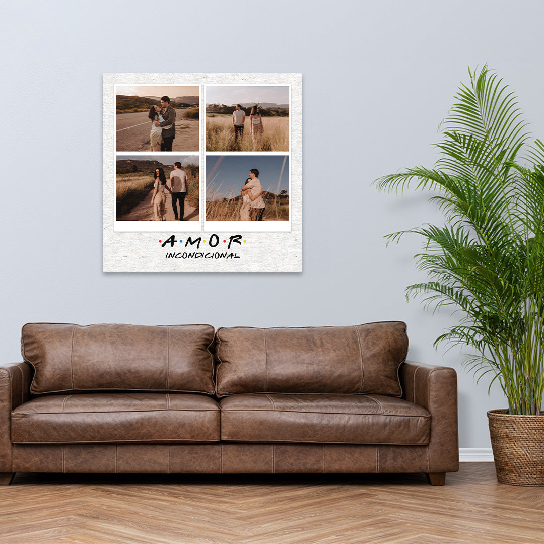 CUADRO COLLAGE PAREJAS 2 (CUADRADO) – Prolienzo