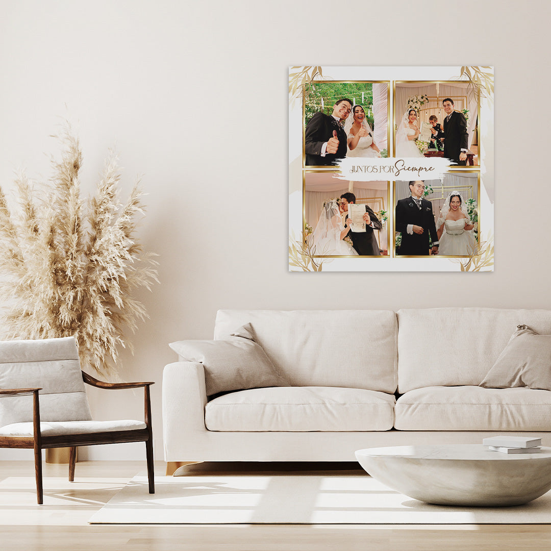 CUADRO COLLAGE PAREJAS 9 (CUADRADO) – Prolienzo