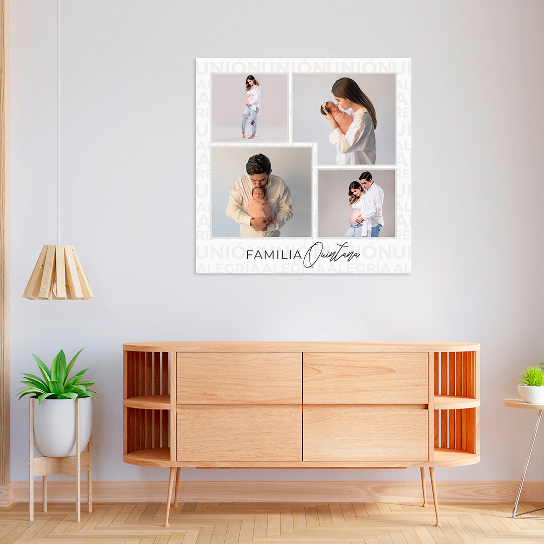 CUADRO COLLAGE FAMILIAS 10 (CUADRADO) – Prolienzo