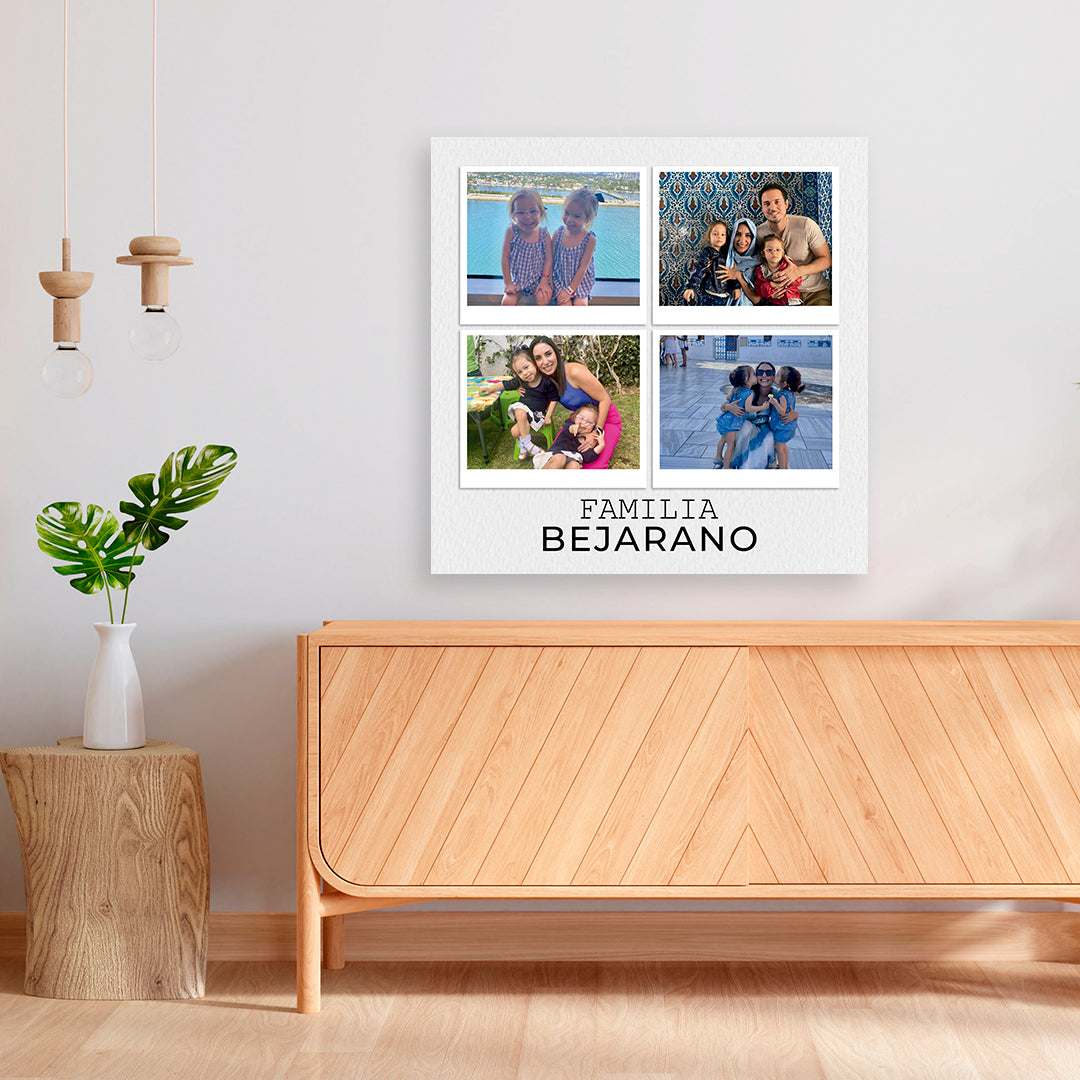 CUADRO COLLAGE FAMILIAS 3 (CUADRADO) – Prolienzo