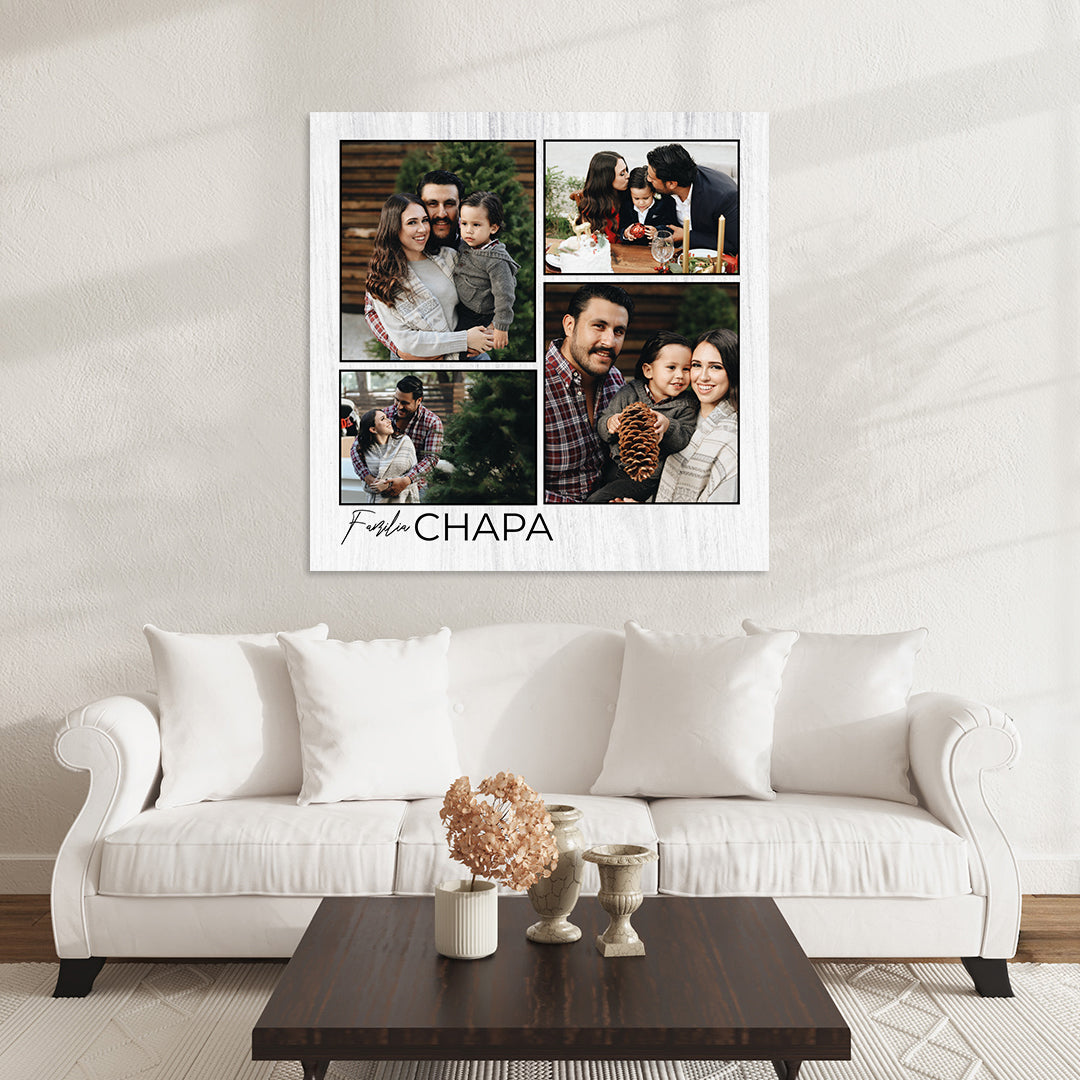 CUADRO COLLAGE FAMILIAS 9 (CUADRADO) – Prolienzo