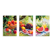 FRESCURA CAMPESTRE SET DE 3 CUADROS DECORATIVOS