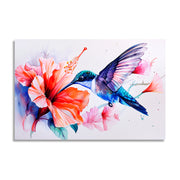 BESO DEL COLIBRÍ CUADRO DECORATIVO