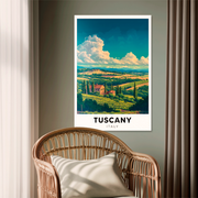 TOSCANA POSTAL CUADRO DECORATIVO