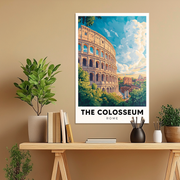 THE COLOSSEUM POSTAL CUADRO DECORATIVO