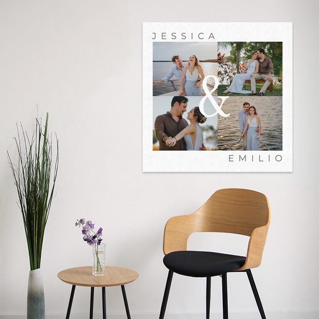 CUADRO COLLAGE PAREJAS 1 (CUADRADO) – Prolienzo