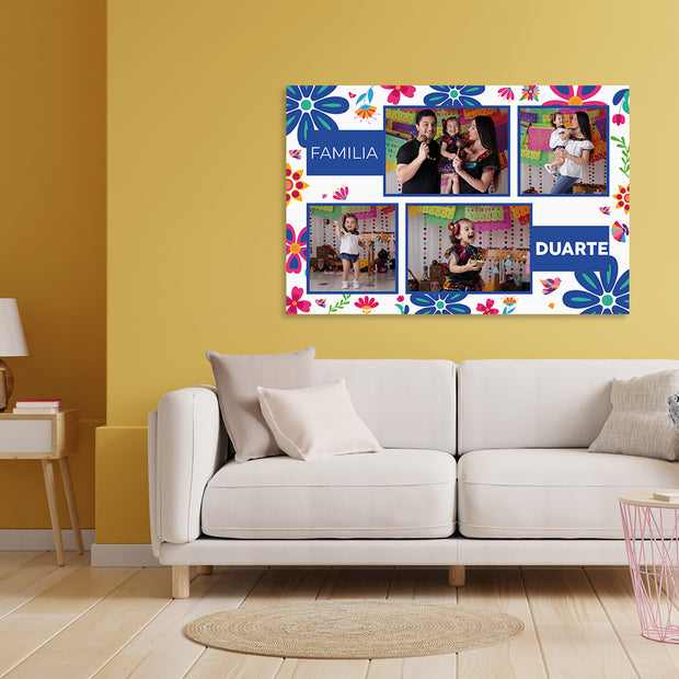 CUADRO COLLAGE FAMILIAS 8 (HORIZONTAL) – Prolienzo