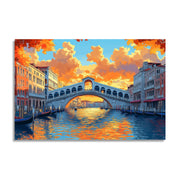 ATARDECER VENECIANO CUADRO DECORATIVO