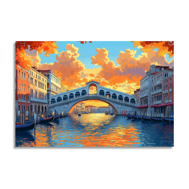 ATARDECER VENECIANO CUADRO DECORATIVO