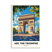 ARC THE TRIOMPHE POSTAL CUADRO DECORATIVO