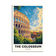 THE COLOSSEUM POSTAL CUADRO DECORATIVO