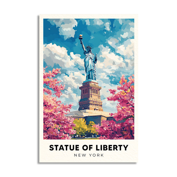 STATUE OF LIBERTY POSTAL CUADRO DECORATIVO