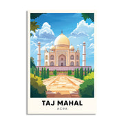 TAJ MAHAL POSTAL CUADRO DECORATIVO