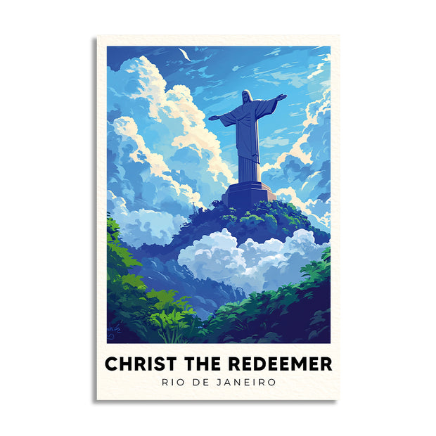 CHRIST THE REDEEMER POSTAL CUADRO DECORATIVO