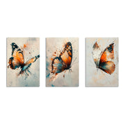 METAMORFOSIS SET DE 3 CUADROS DECORATIVOS