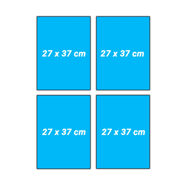 Set 2 (4 Cuadros) con marco