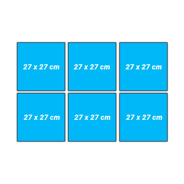 Set 10 (6 Cuadros) con marco