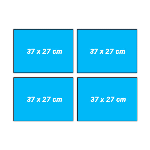 Set 3 (4 Cuadros) con marco