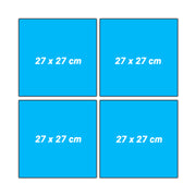 Set 1 (4 Cuadros) con marco